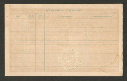 India 1960 Kantilal Ramalal & company share certificate
