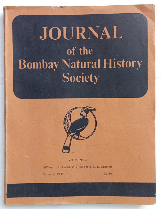 AOP India JOURNAL of the Bombay Natural History Society 1988