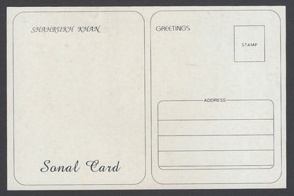 AOP India Bollywood vintage postcard SHAH RUKH KHAN