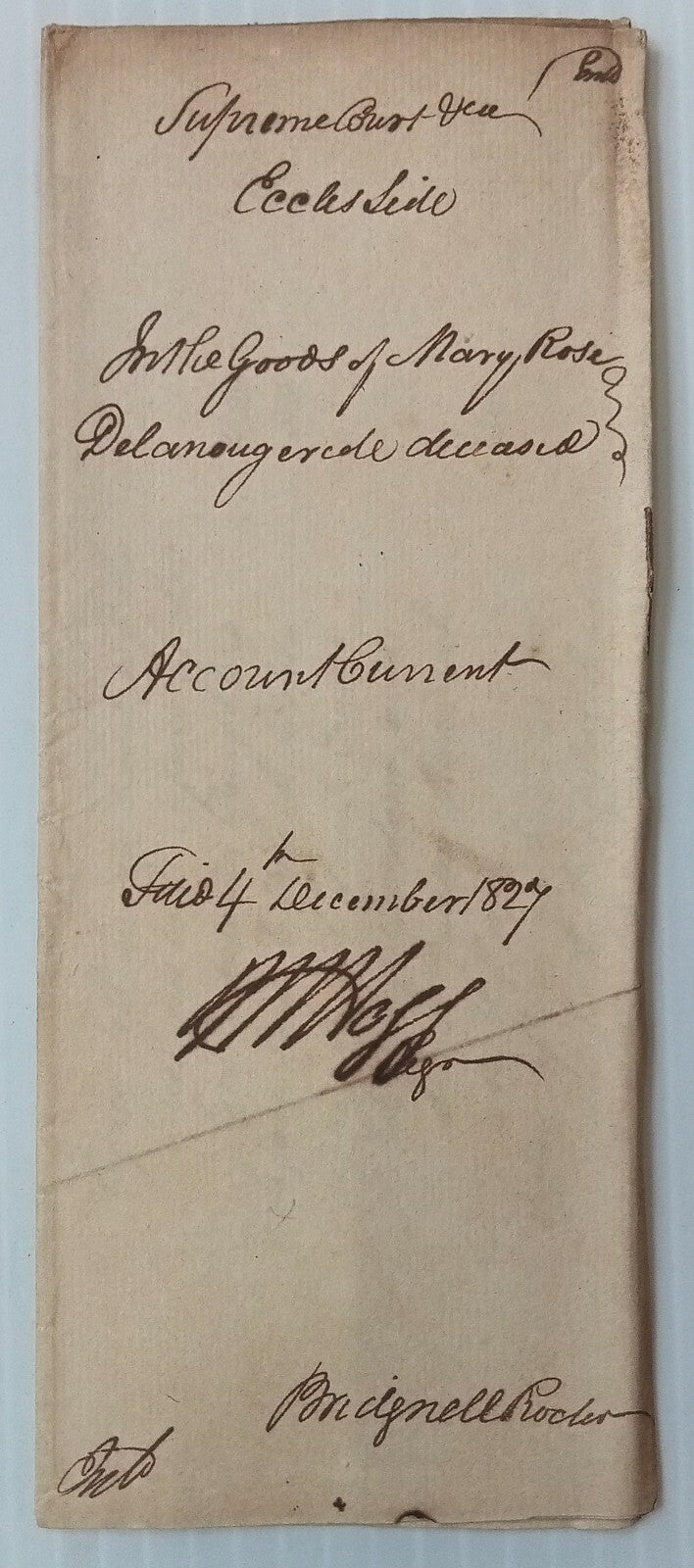 AOP India 1827 Supreme Court, Fort Williams, Calcutta document
