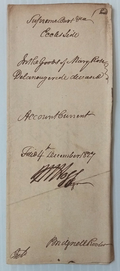 AOP India 1827 Supreme Court, Fort Williams, Calcutta document
