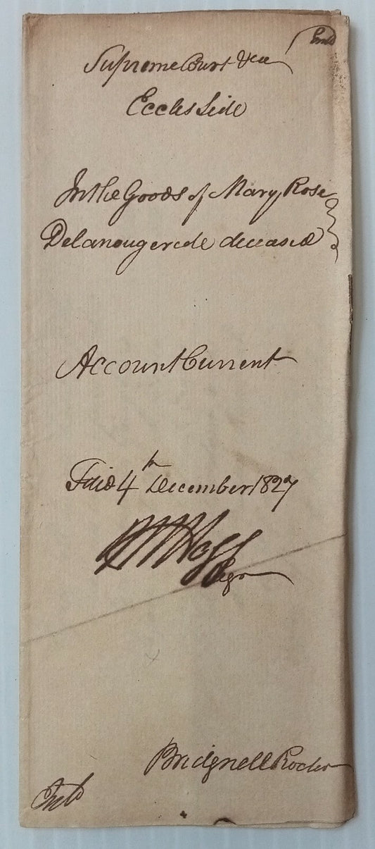 AOP India 1827 Supreme Court, Fort Williams, Calcutta document