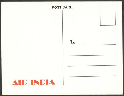 AIR INDIA BANGKOK reprinted postcard