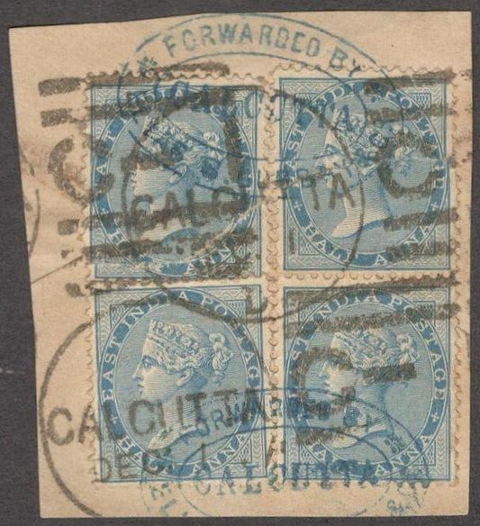 India Forwarding Agent ELIAS S. GUBBAY & CO. CALCUTTA on piece