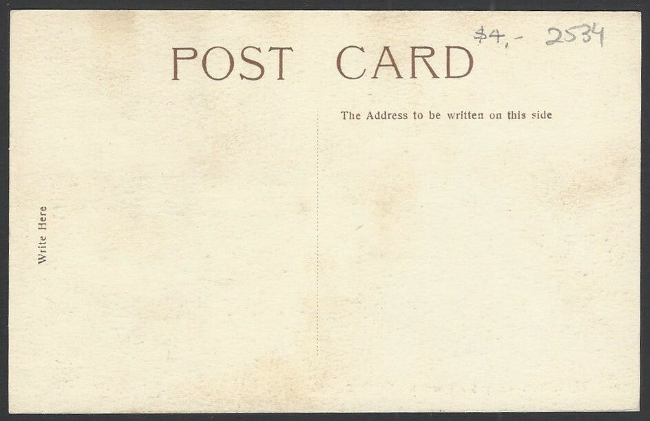 India vintage postcard Native Refreshment Stalls Jetties Callcutta 