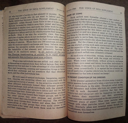 The Voice of India July 1949 The 3rd World War is Inevitable