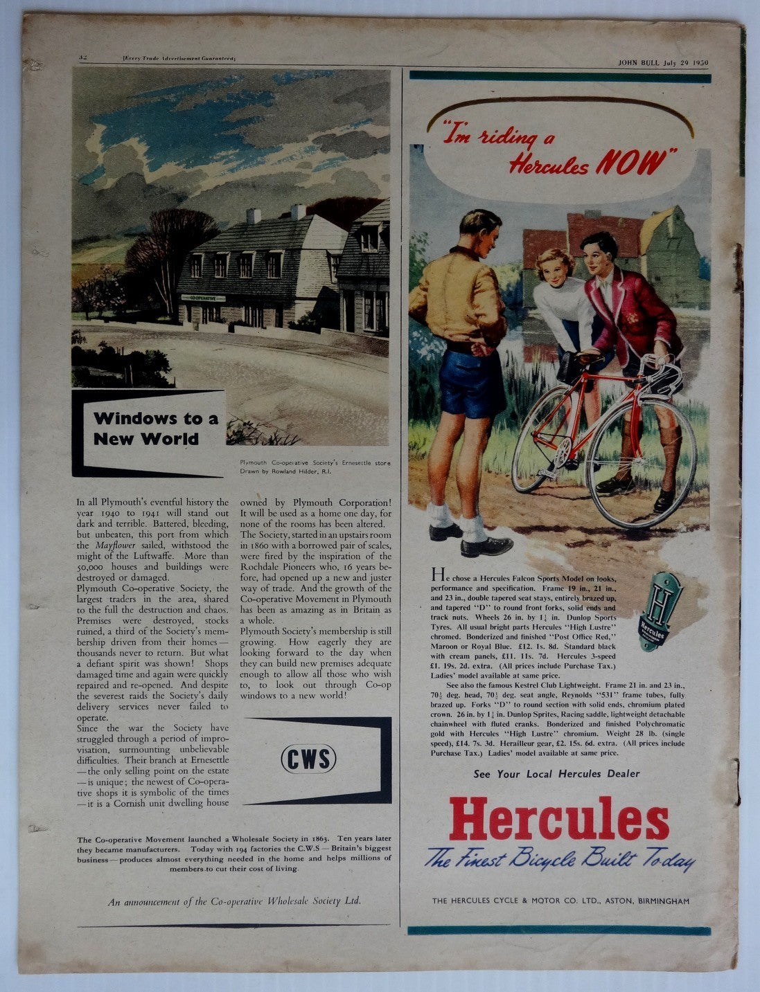 JOHN BULL 29 July 1950 – I VISIT THE NEW INDIA – illuminating perspective