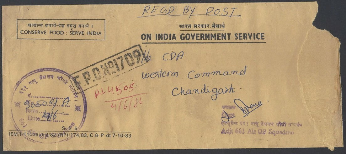 AOP India registered FPO covers 19080s (9)