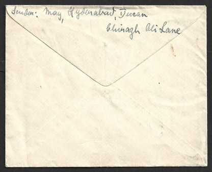 AOP India KGV 1a envelope uprated KGV 2a & KGVI 1/2a to Berlin, Germany