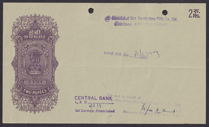 India collection of HUNDIES (promisory notes) (6)