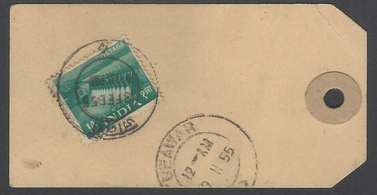 AOPIMT India 1955 Parcel Tag 