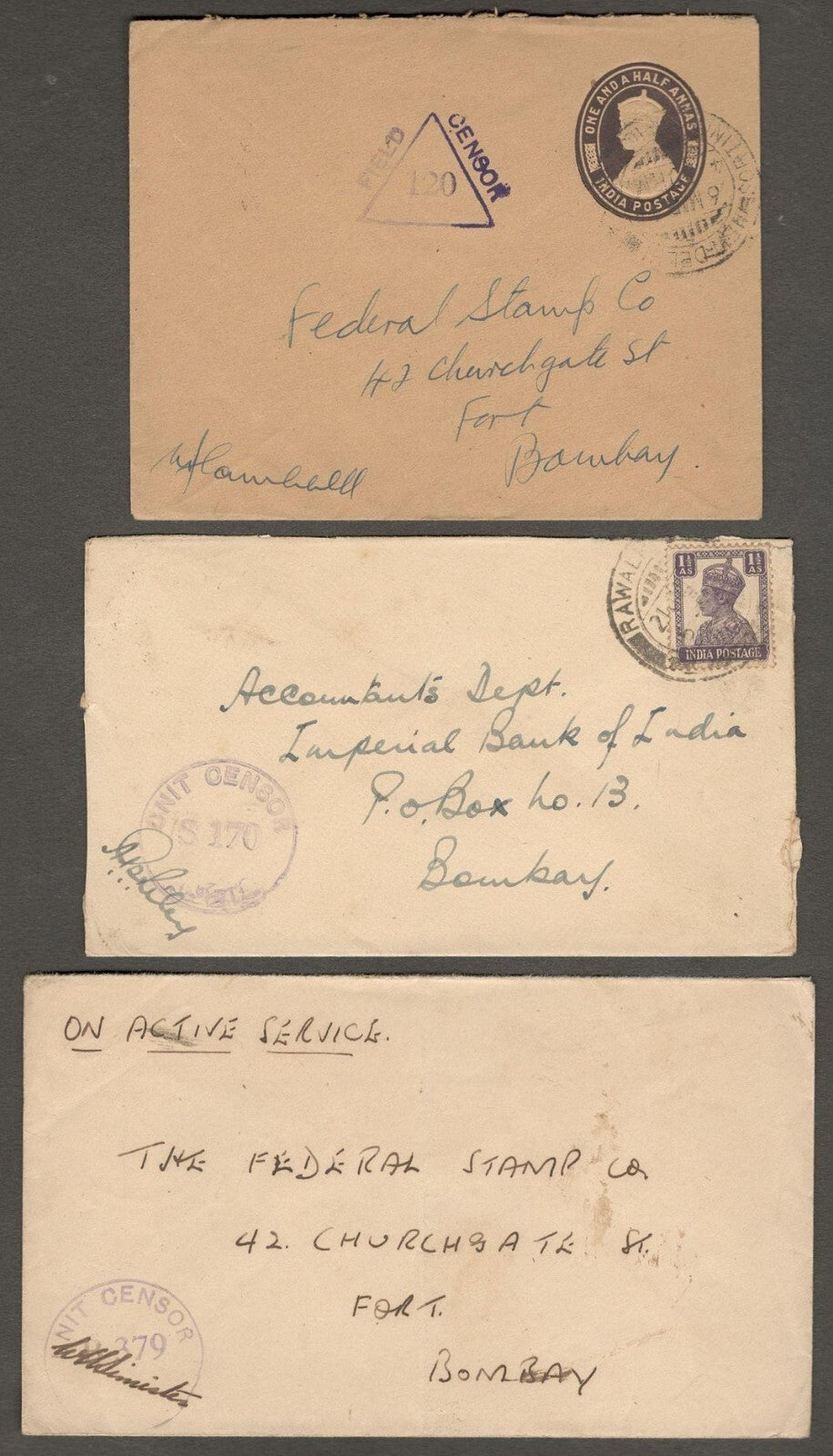 India WW2 military covers (54)