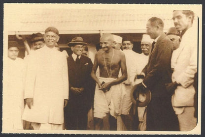 AOP India full back pictorial 50p Gandhi postal card GANDHI 