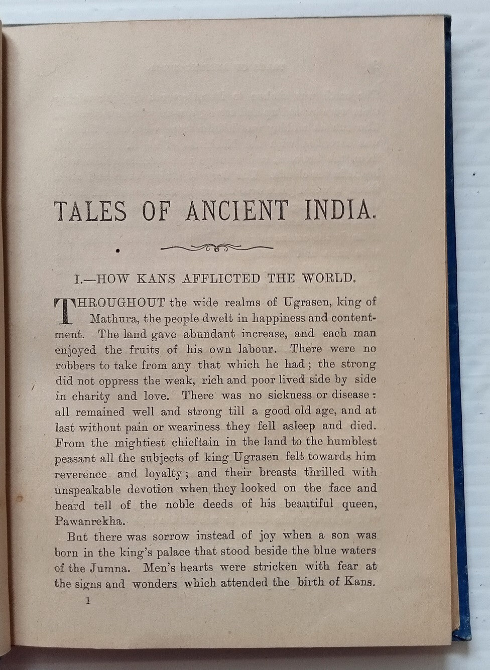 AOP TALES OF INDIA 1887 by Edmund C. Cox HC 88pgs SEE PINHOLES