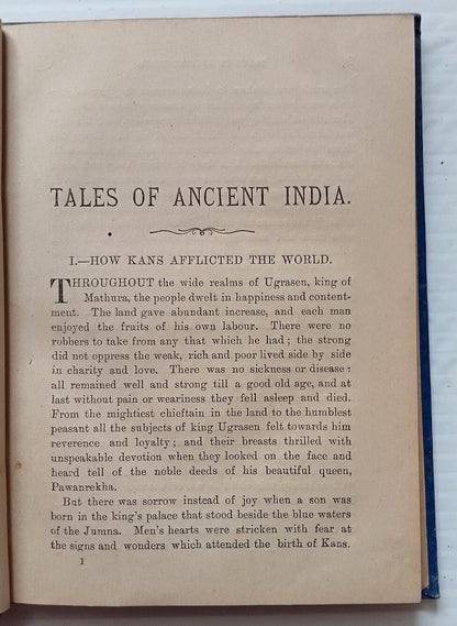 AOP TALES OF INDIA 1887 by Edmund C. Cox HC 88pgs SEE PINHOLES