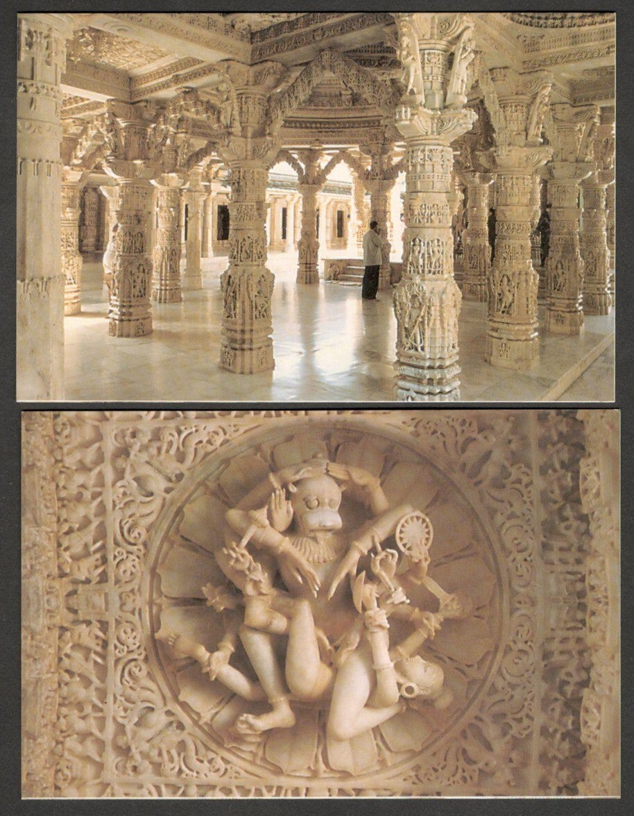 (AOP) India vintage postcards - DELWARA - MT. ABU (7)