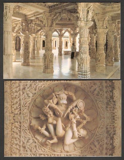(AOP) India vintage postcards - DELWARA - MT. ABU (7)