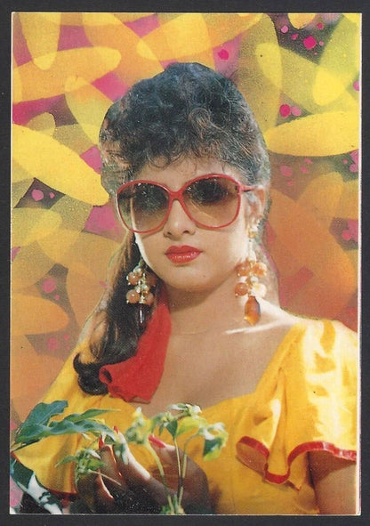 AOP India Bollywood vintage postcard DIVYA BHARTI