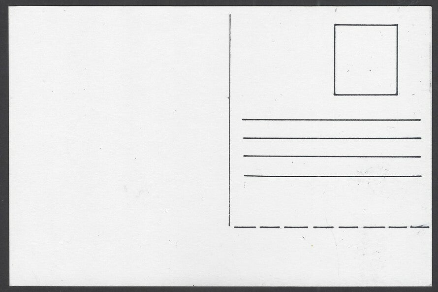 India Gandhi hand drawn postcard GANDHI