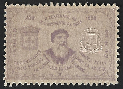 Portuguese India 400th Year of Discovery of India poster stamp