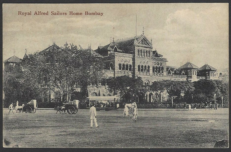India BOMBAY vintage postcard Royal Alfred Sailors Home
