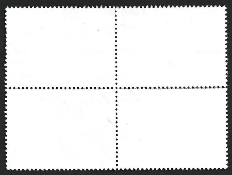 India 1997 Buddhist Tourist Sites se-tenant block of 4 used