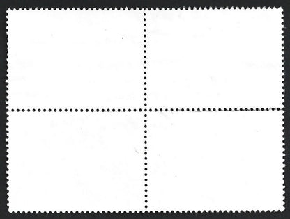 India 1997 Buddhist Tourist Sites se-tenant block of 4 used