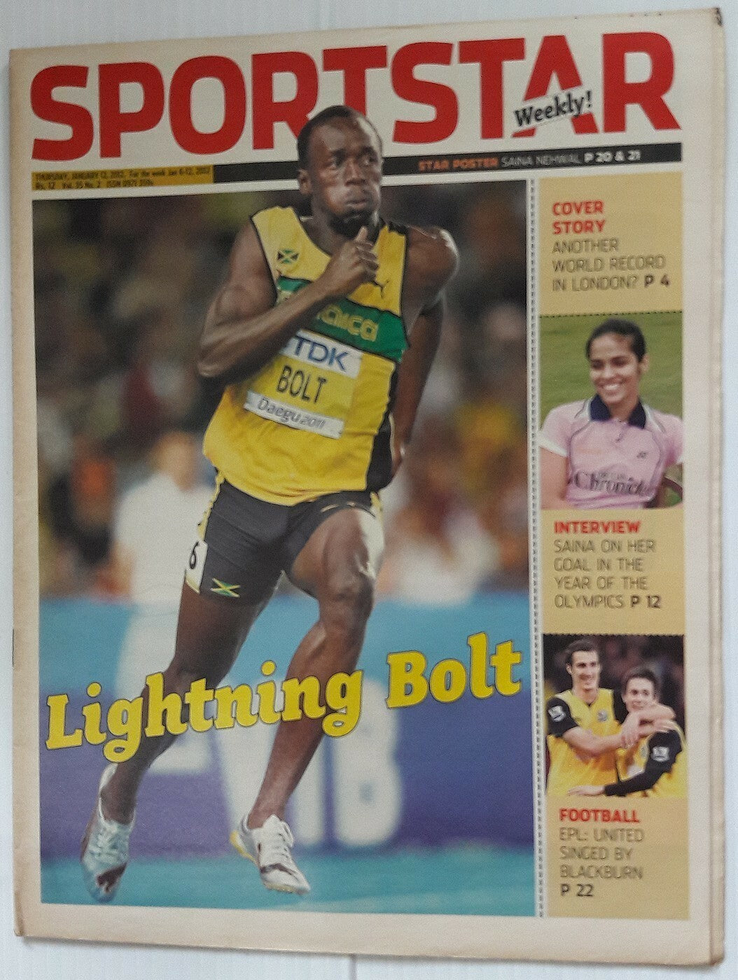 India Sportstar 2008-12 RUNNING cover issues 10” X 13” (4)