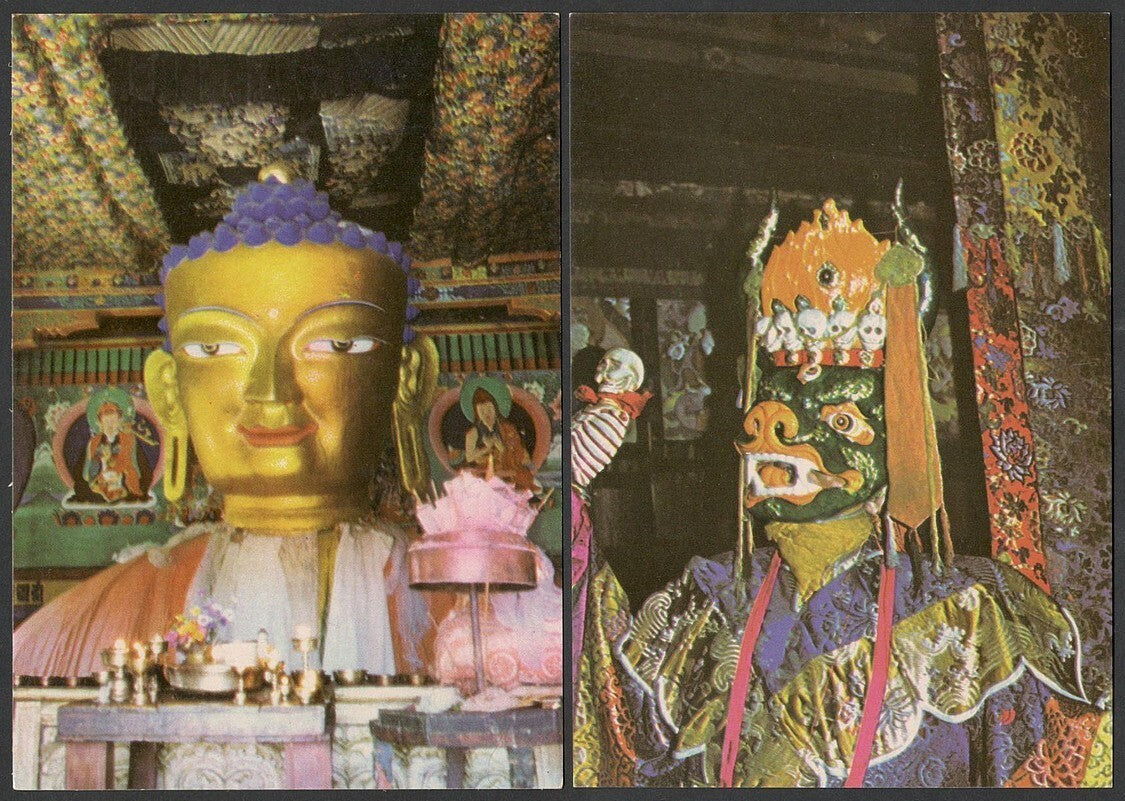 (AOP) Ladakh India Tibet vintage postcards (8)