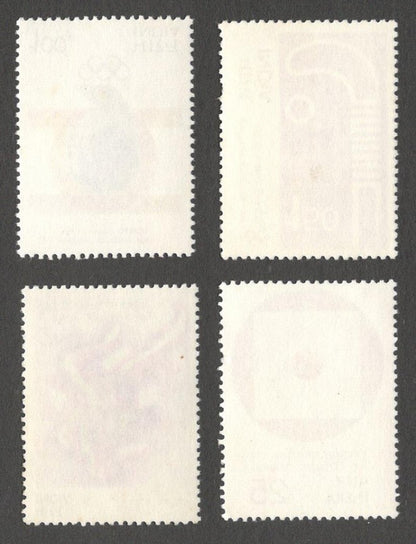 AOP India 1976 XXI Olympic Games set of 4 MNH