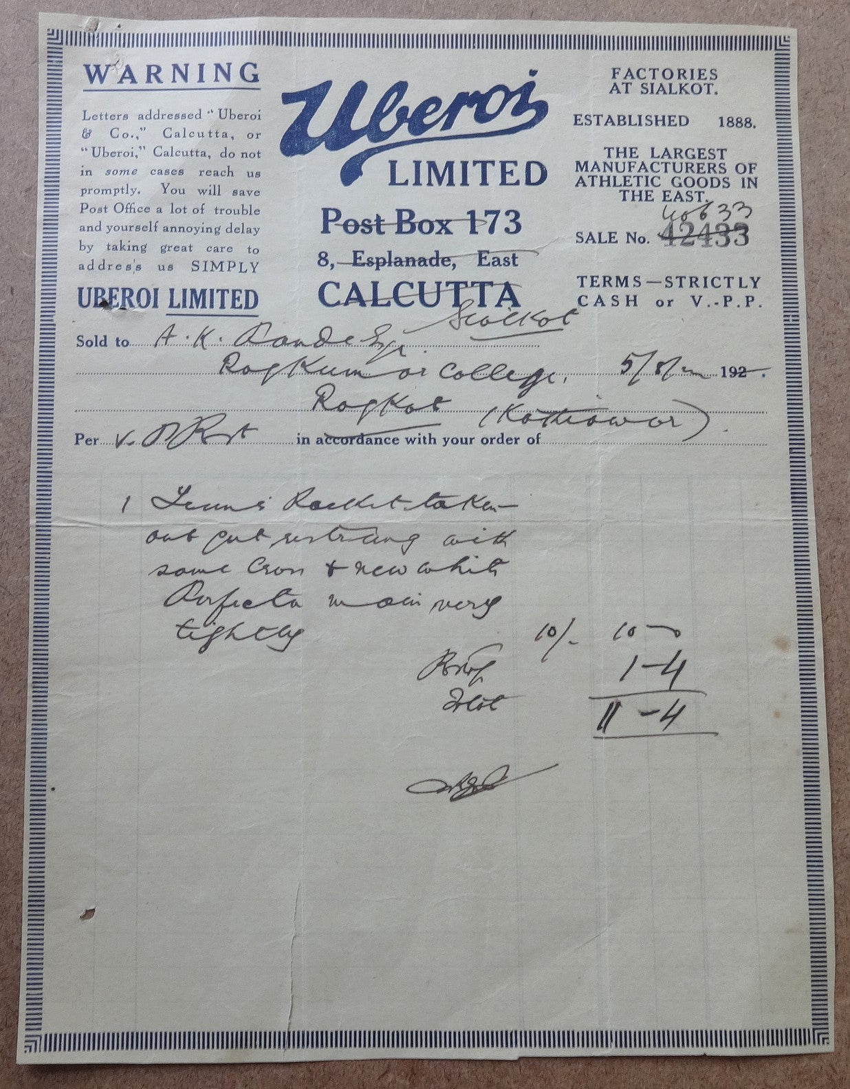 Illustrated 1929-37 letterheads to & from India (6)