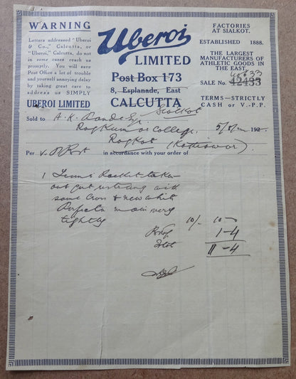 Illustrated 1929-37 letterheads to & from India (6)
