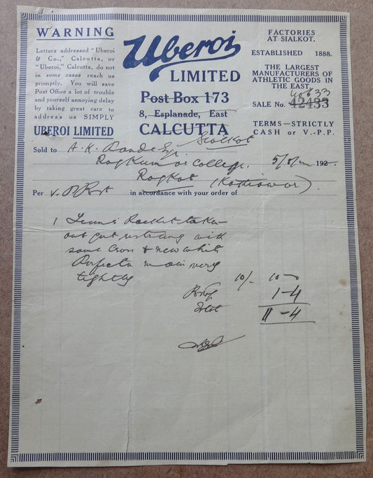 Illustrated 1929-37 letterheads to & from India (6)