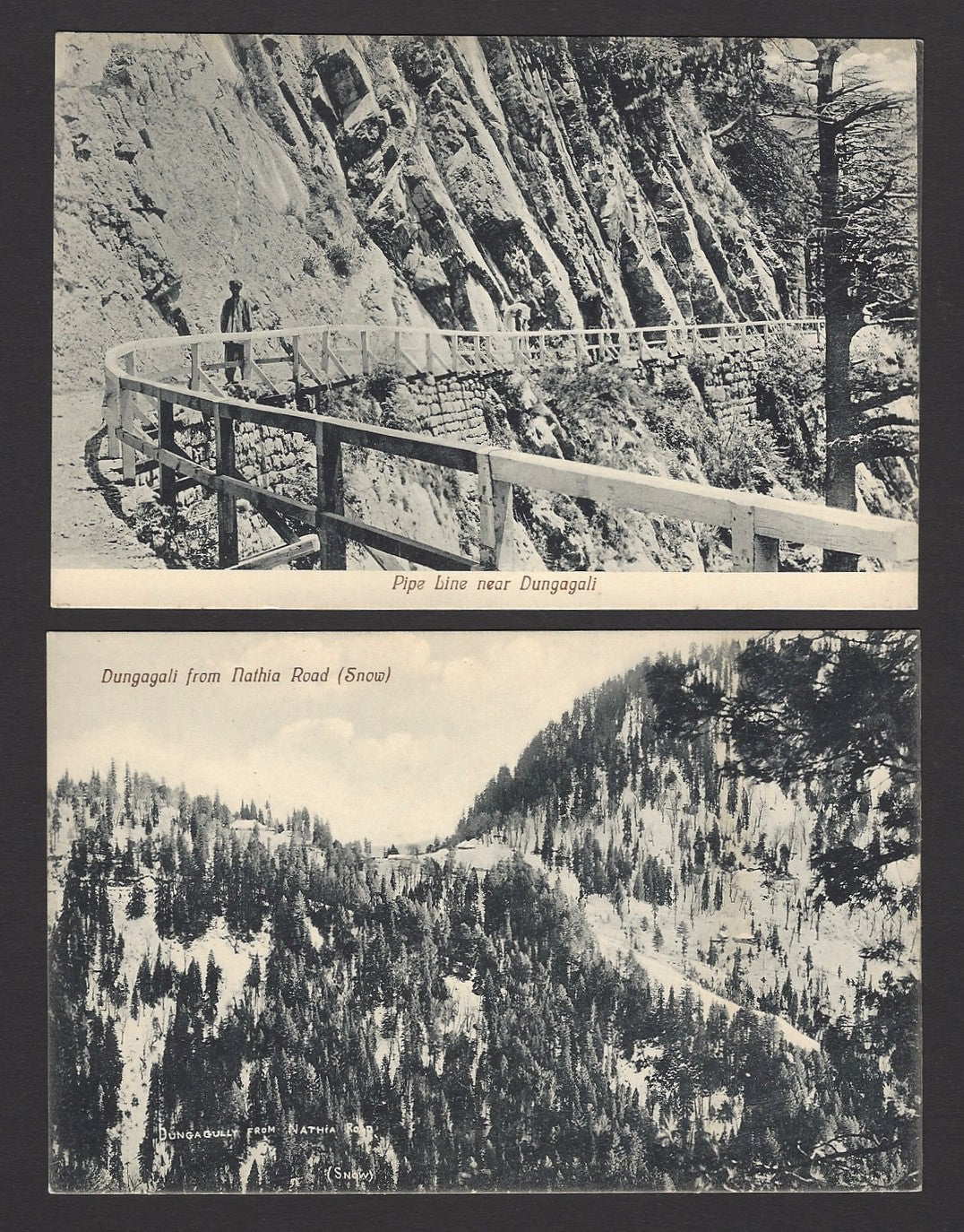 Dungagali, India vintage postcards (2)