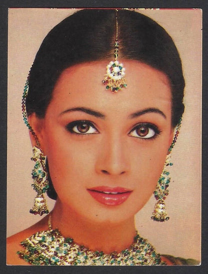 AOP Bollywood India promotional pocket calendar 2003 DIYA MIRZA