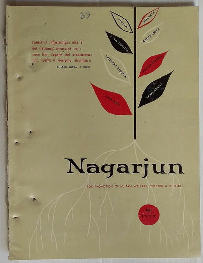 Nagarjun – An English monthly of Indian Ayurvedic Medicine 1959 (6 issues)
