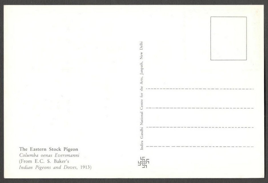 AOP India 2010 Pigeon maxi card