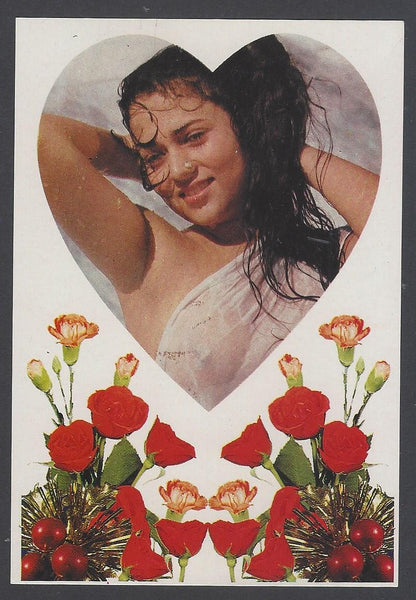 AOP India vintage Bollywood postcard  MANDAKINI
