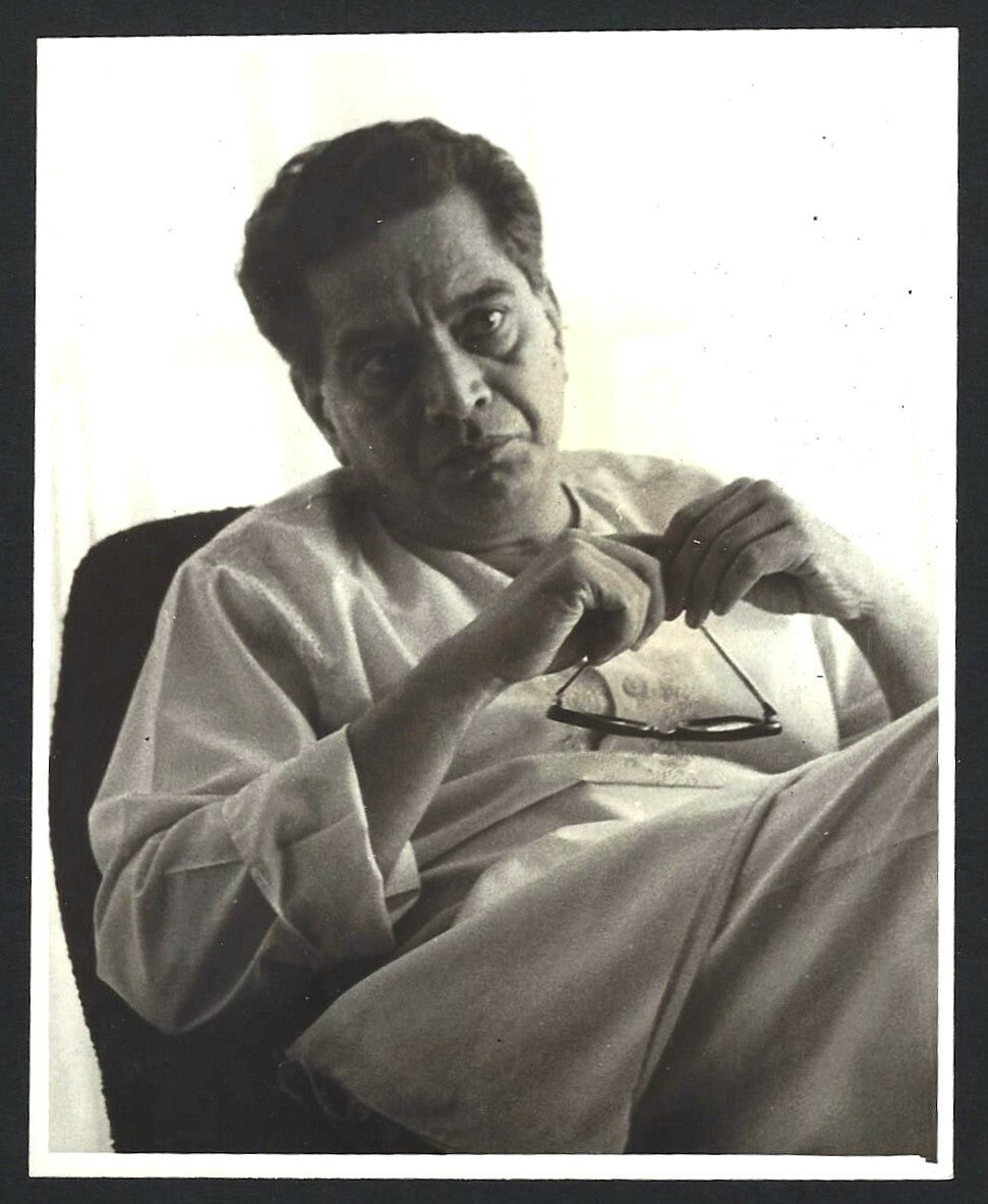 Shriram Lagoo Bollywood India 11.5cm x 14.5cm vintage photo