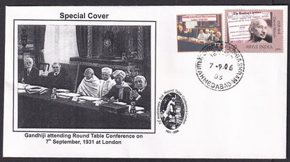 India 2006 Gandhi Events special covers with labels (3)