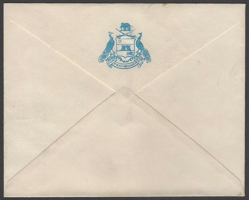 AOPIMT India Coat of Arms crested envelope RAJ PRATAPGARH