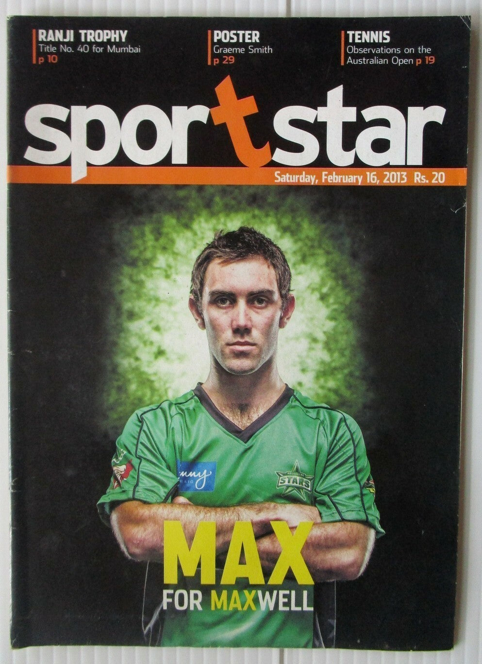 India Sports Star 2013-2014 with much Cricket coverage (5 issues)
