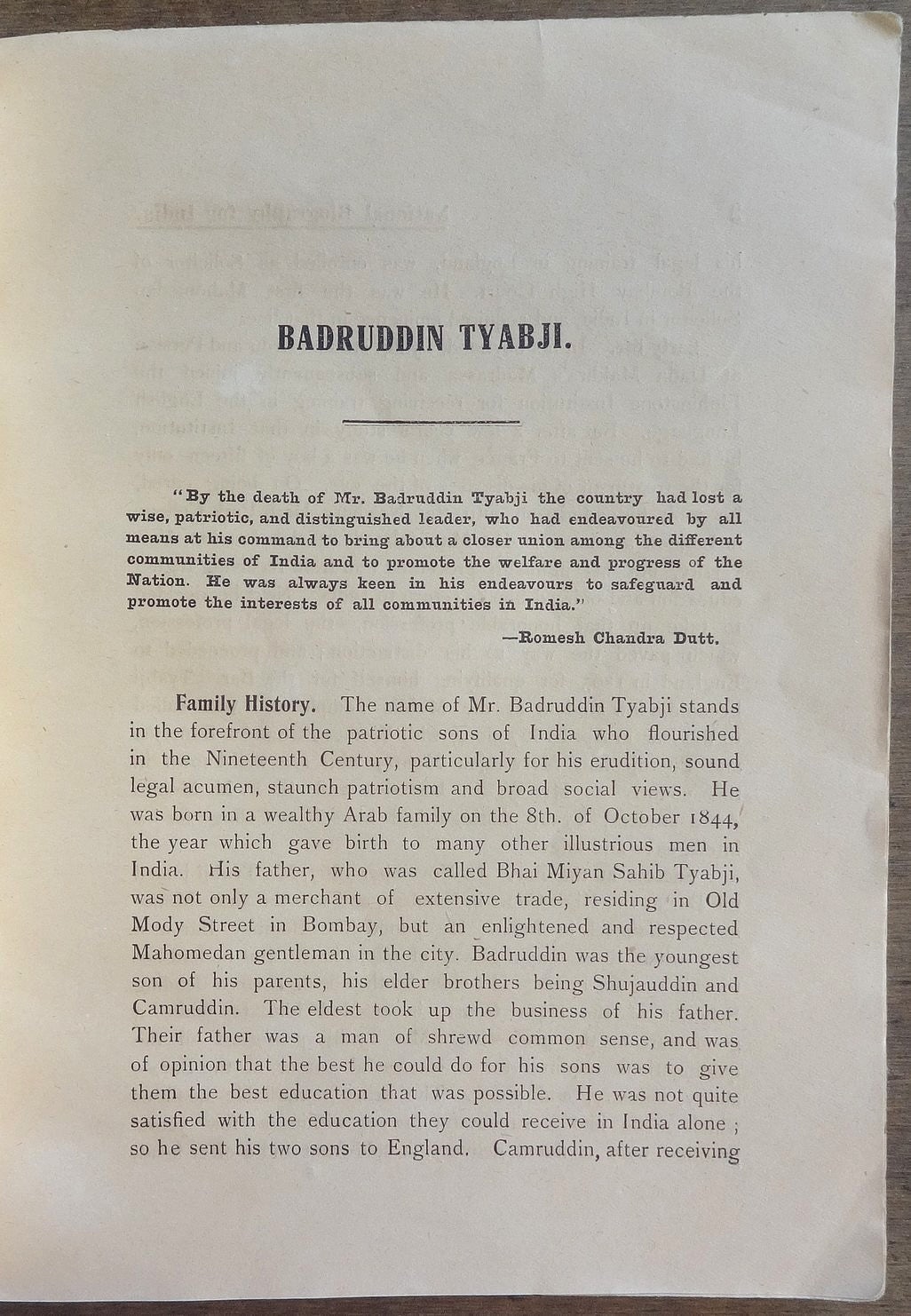 A National Biography of India Volume 1 1911 DAMAGED COVER 10 plates