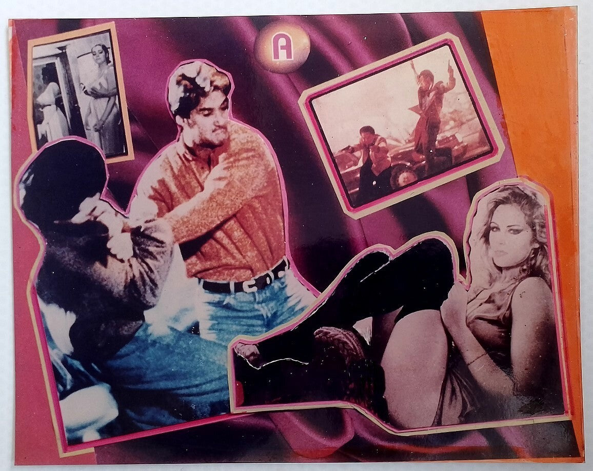 (AOP) India - stills of an unidentified sleazy action movie 8"x10" (5)