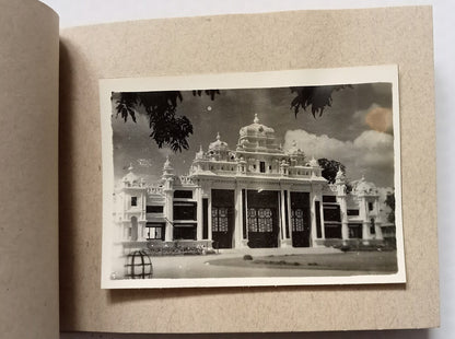 AOP India MYSORE vintage booklet with 9 small photographs