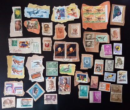 India unpicked on paper commemorative mix (200)