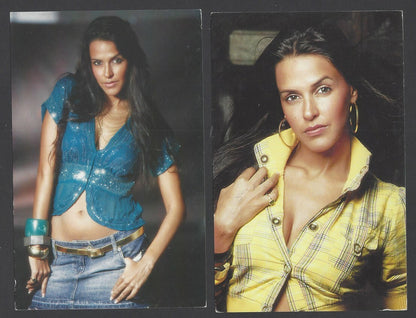 India BOLLYWOOD Neha Dhupia postcards x 2