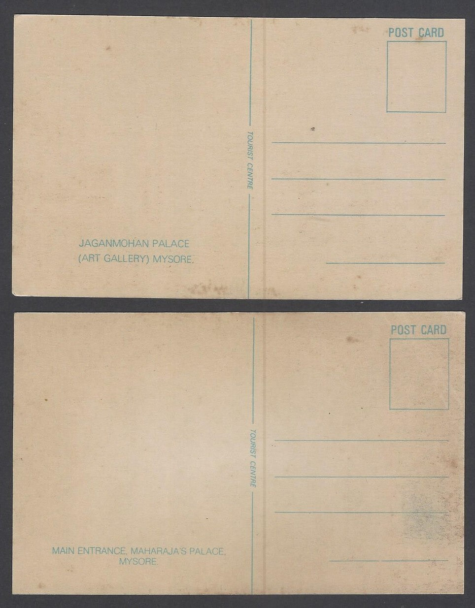 AOP India MYSORE vintage postcards (7)