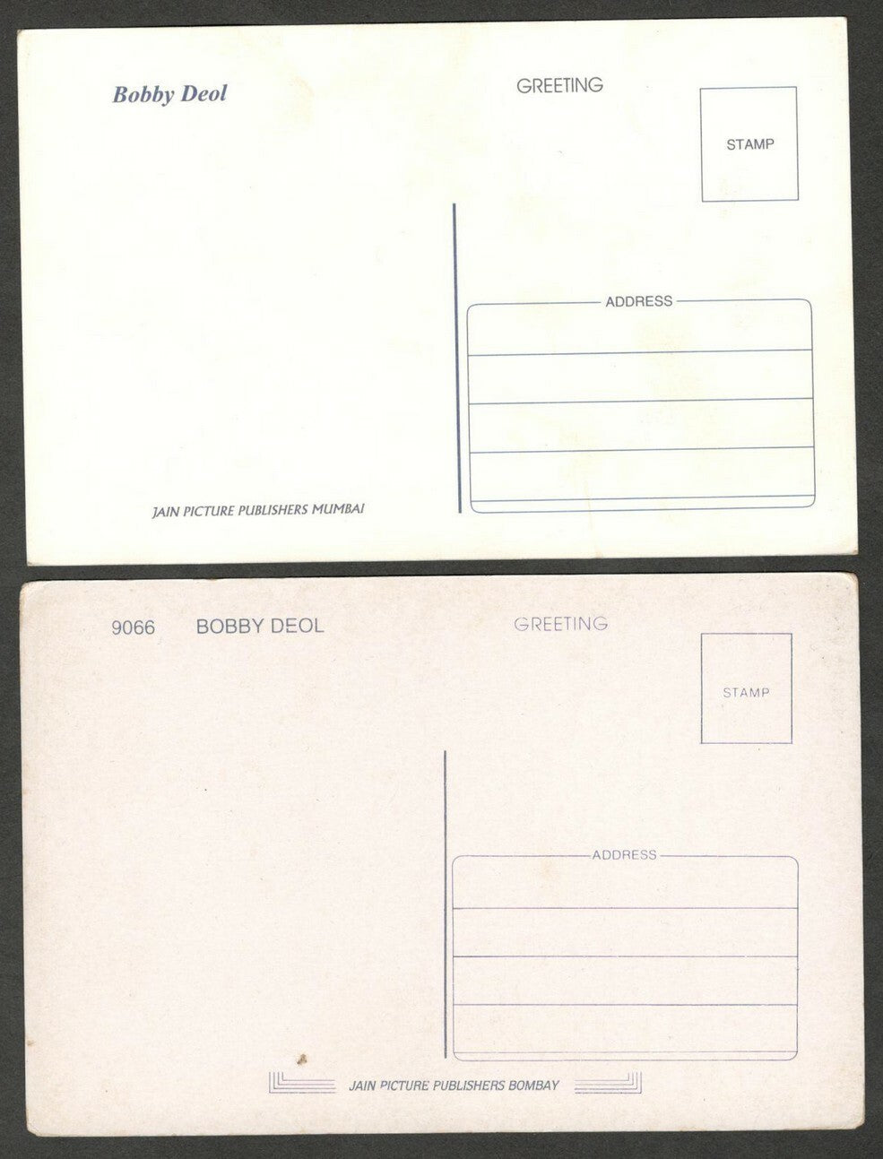 India Bollywood vintage postcards BOBBY DEOL (5)