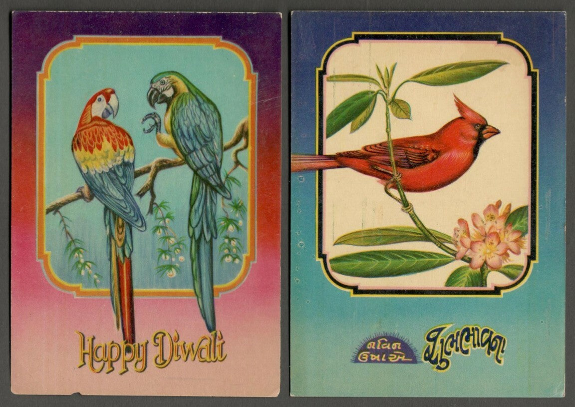 AOP India old postcards, Greetings, etc. (11)